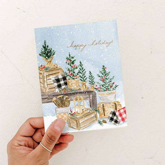 Farmhouse holiday greeting card (coming soon)