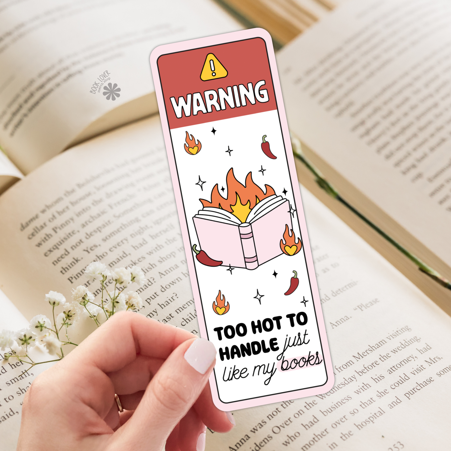 Warning too hot to handle bookmark