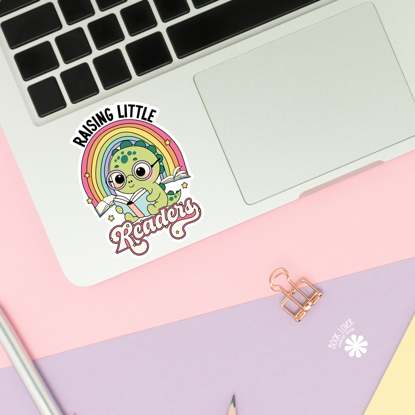 Raising little readers sticker