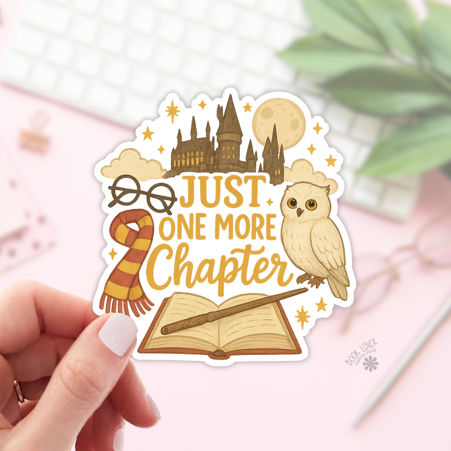Just one more chapter sticker