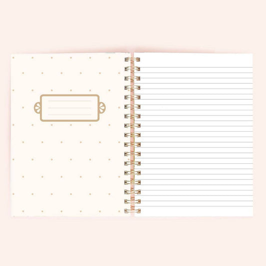 The flower village spiral notebook | 150 lined pages