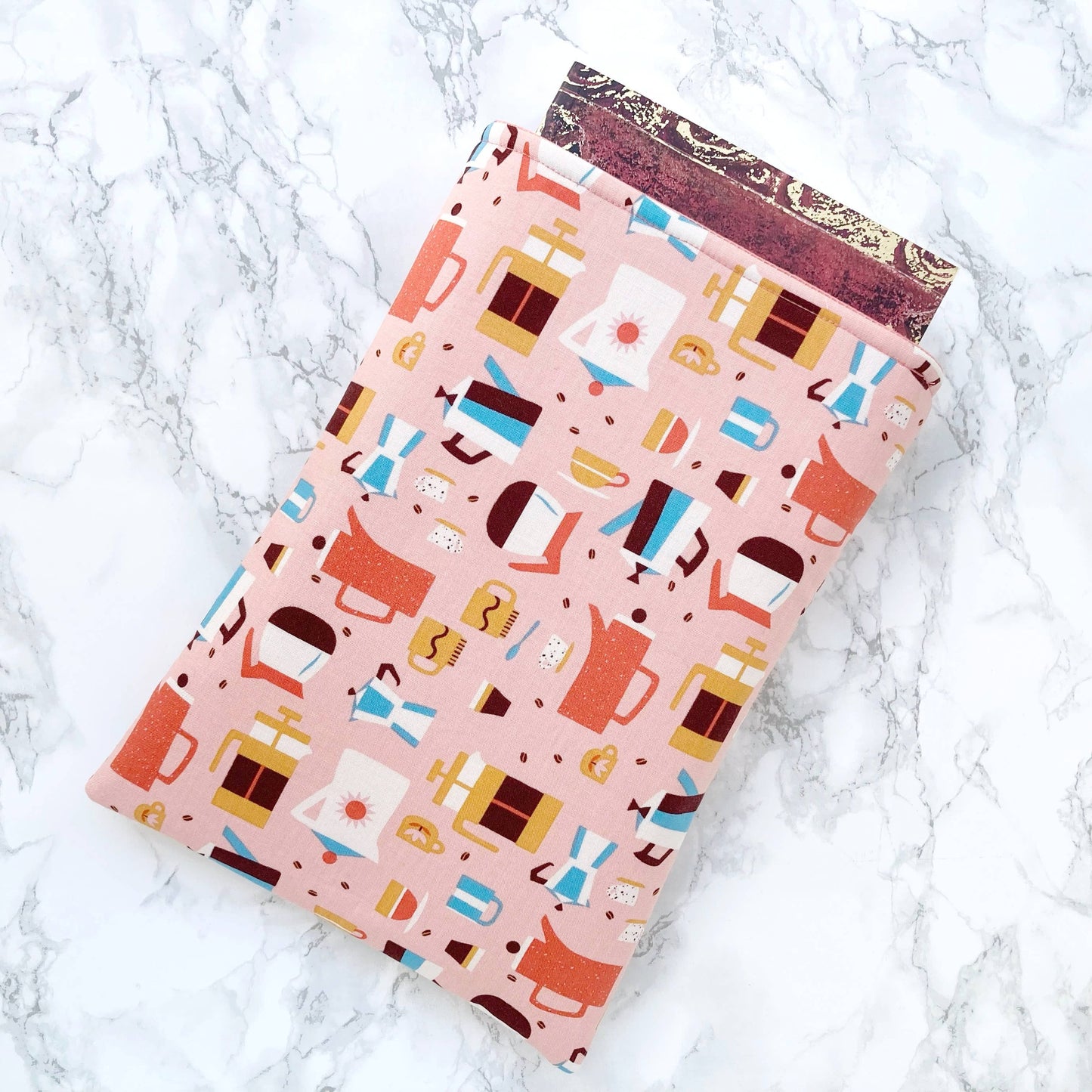 Retro coffee padded book sleeve (coming soon)