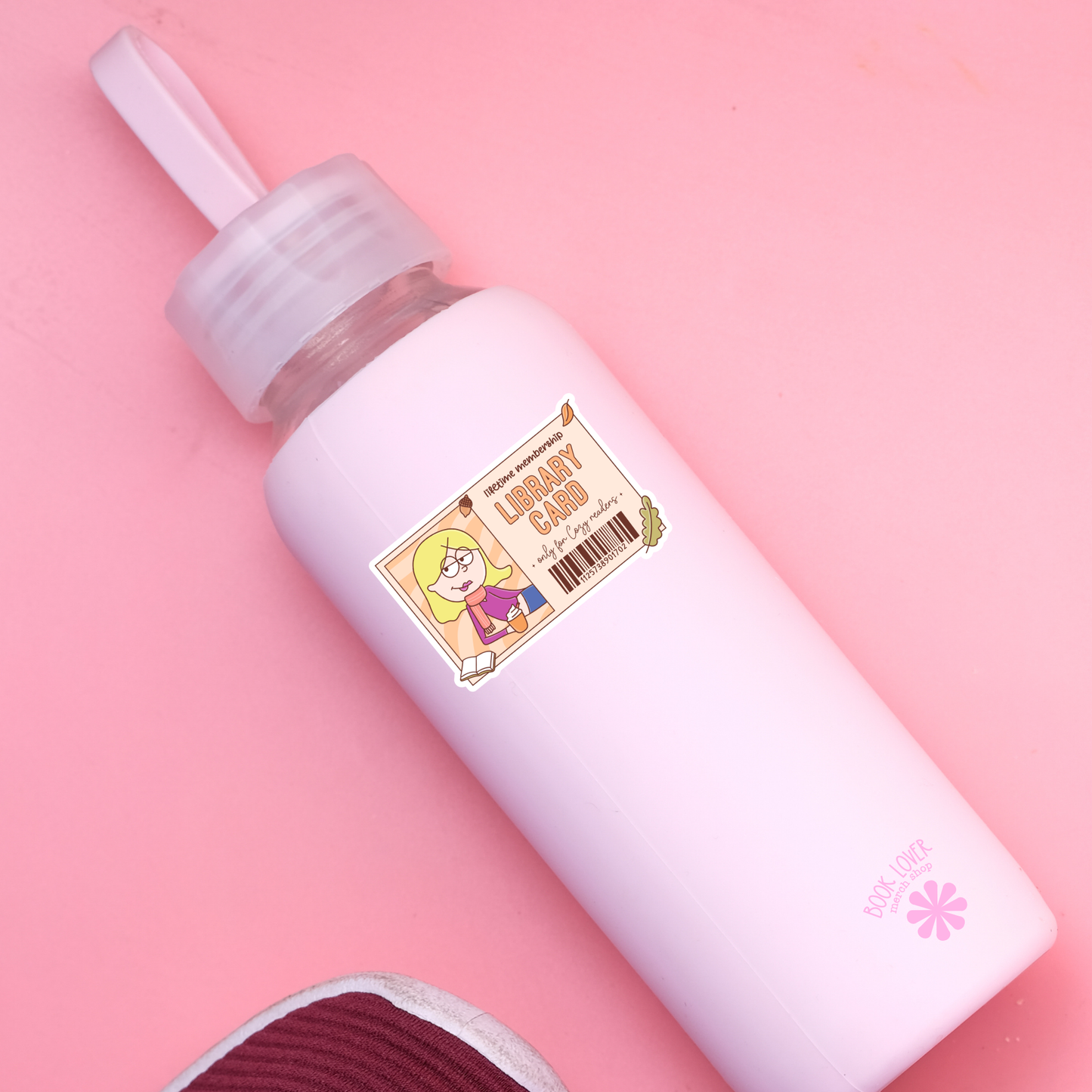 Library card sticker