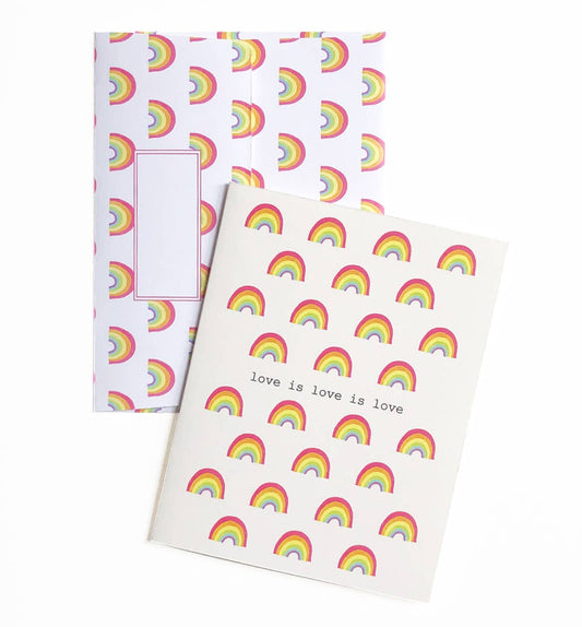 Love is love is love greeting card