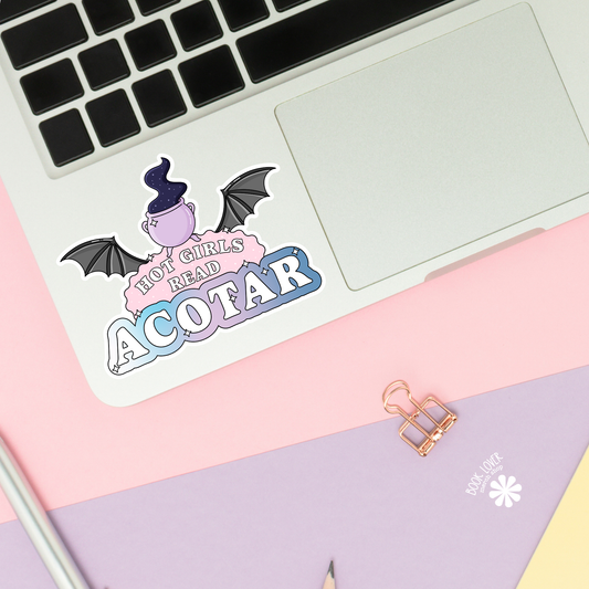 Hot girls read ACOTAR sticker