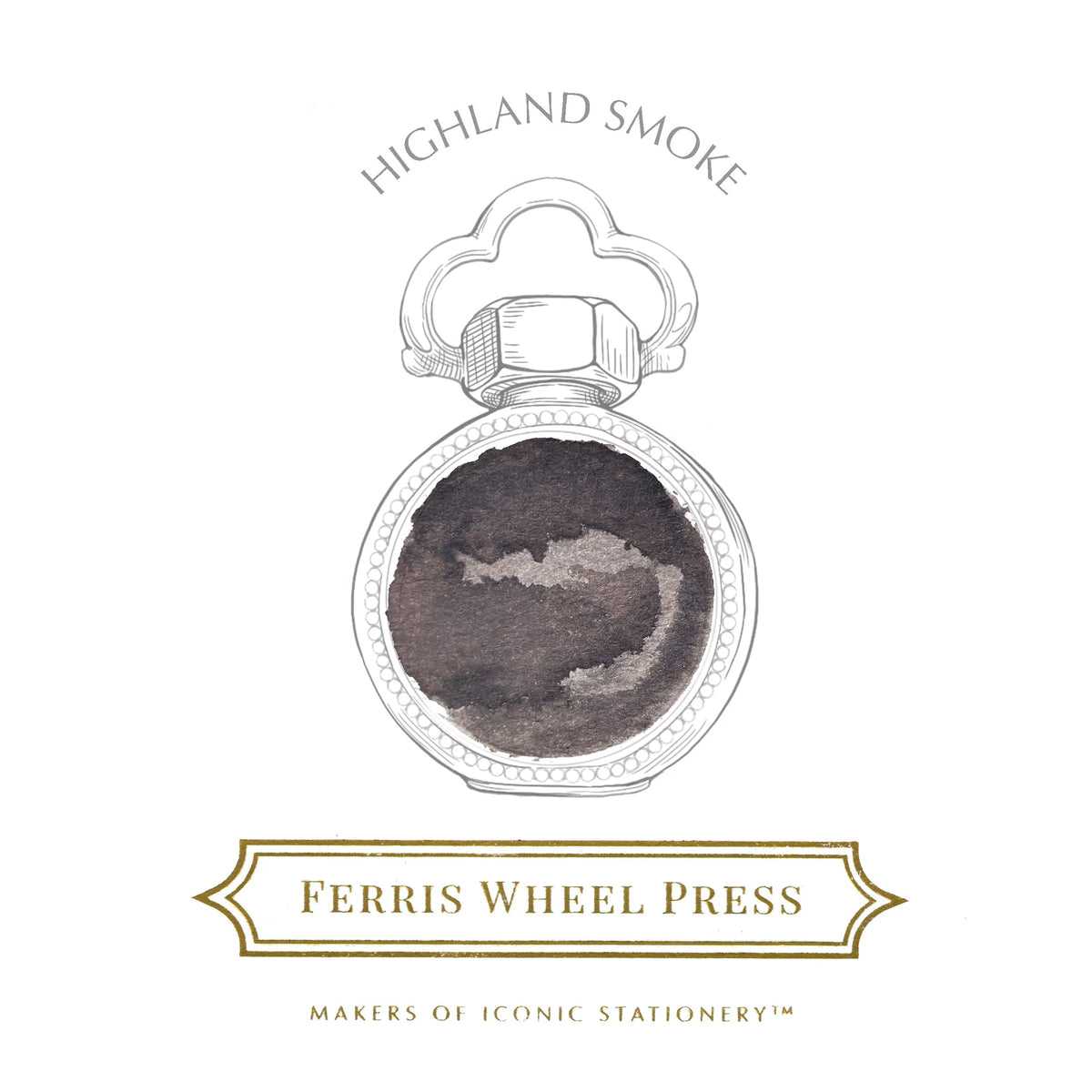 38ml Highland Smoke ink - Ferris Wheel Press
