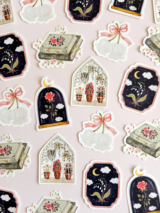 Greenhouse garden sticker