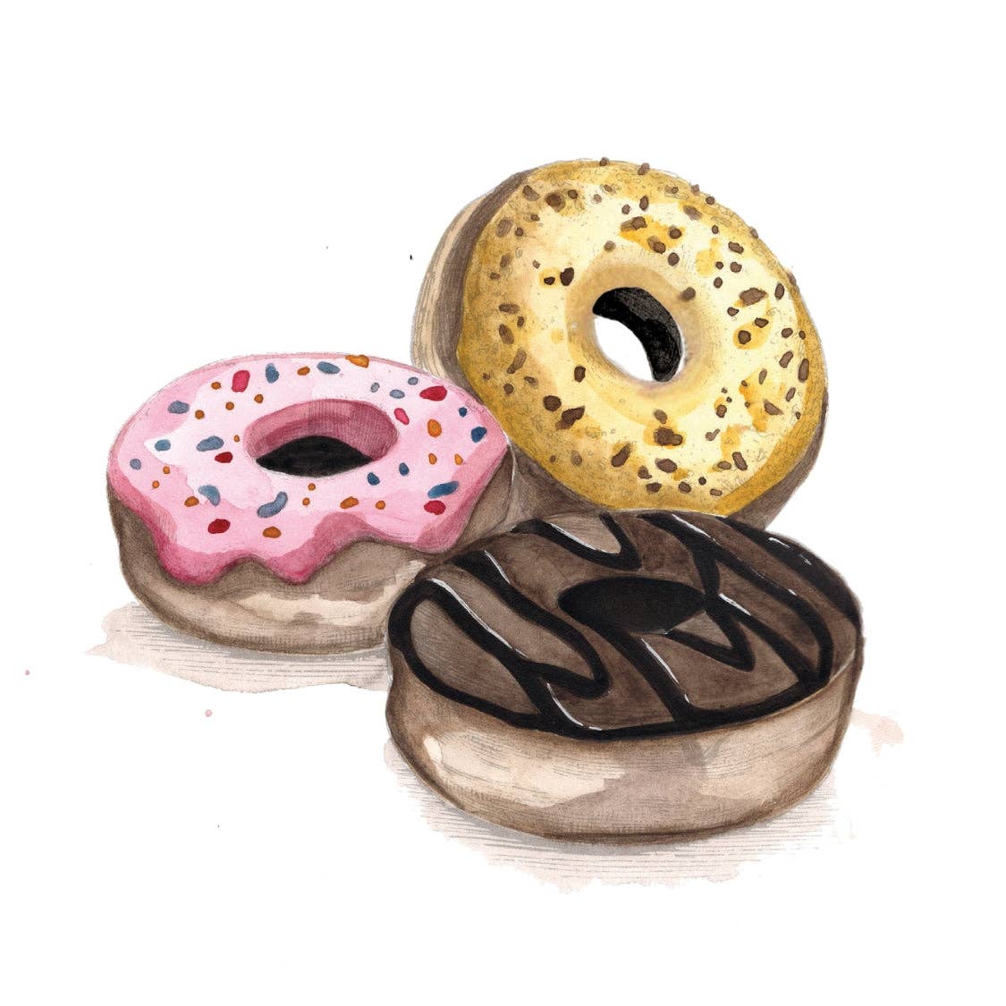 Sweet treats watercolor workbook