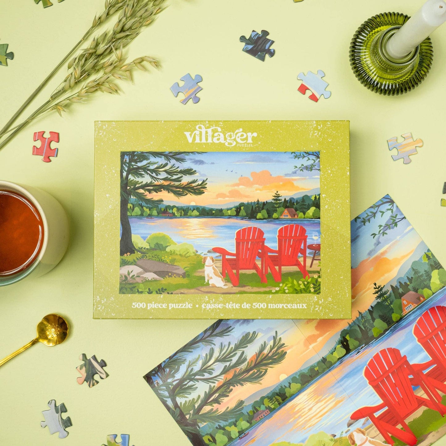 Cottage country 500-piece puzzle | designed in Ontario