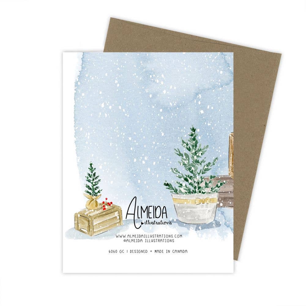 Farmhouse holiday greeting card (coming soon)