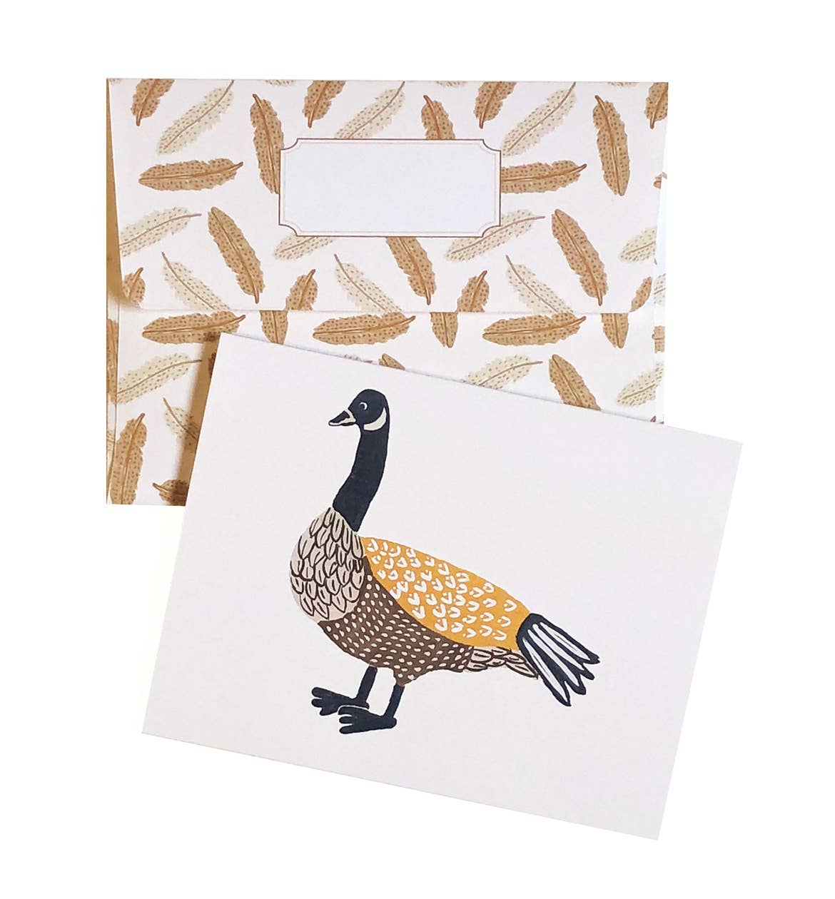 Canada goose greeting card
