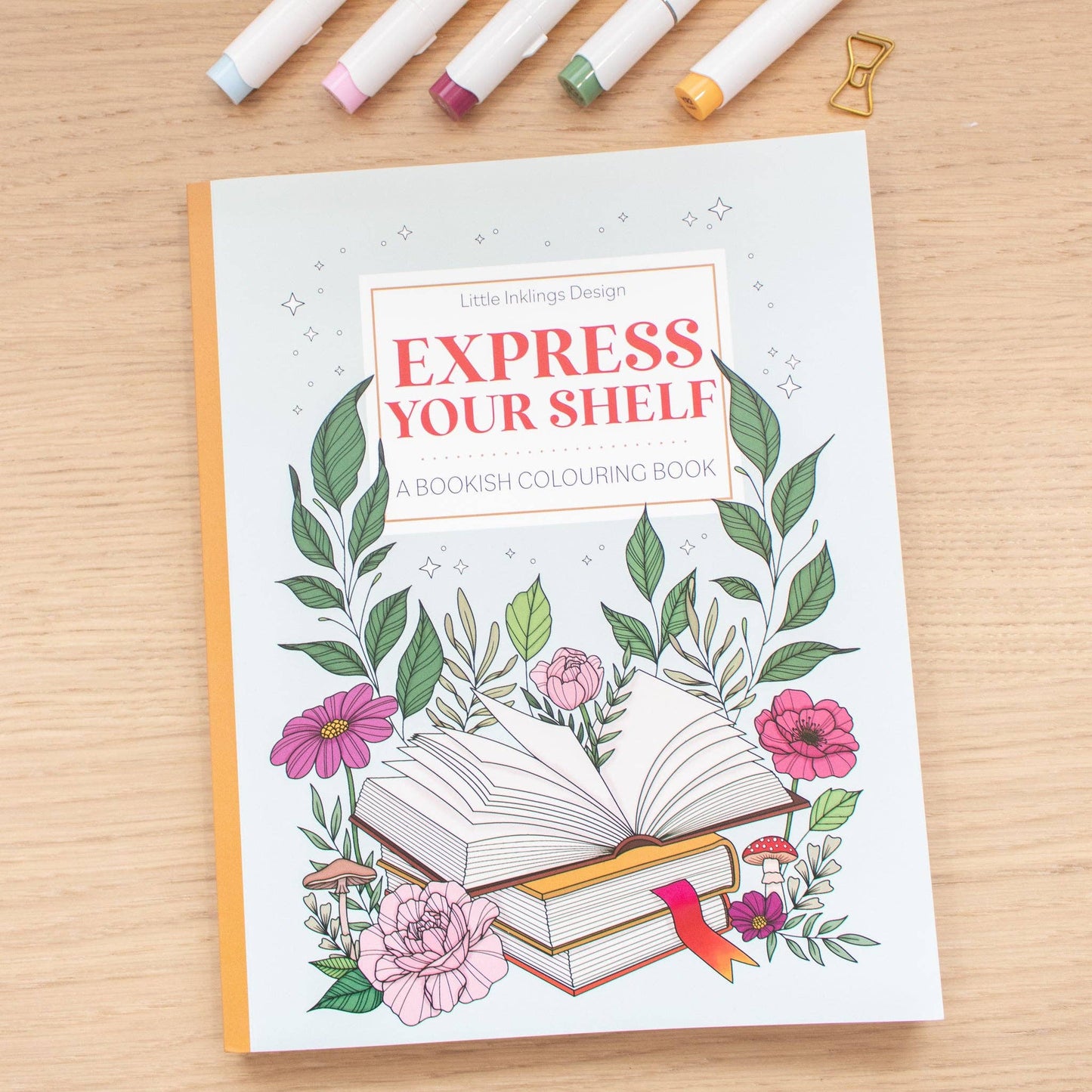 Express Your Shelf colouring book