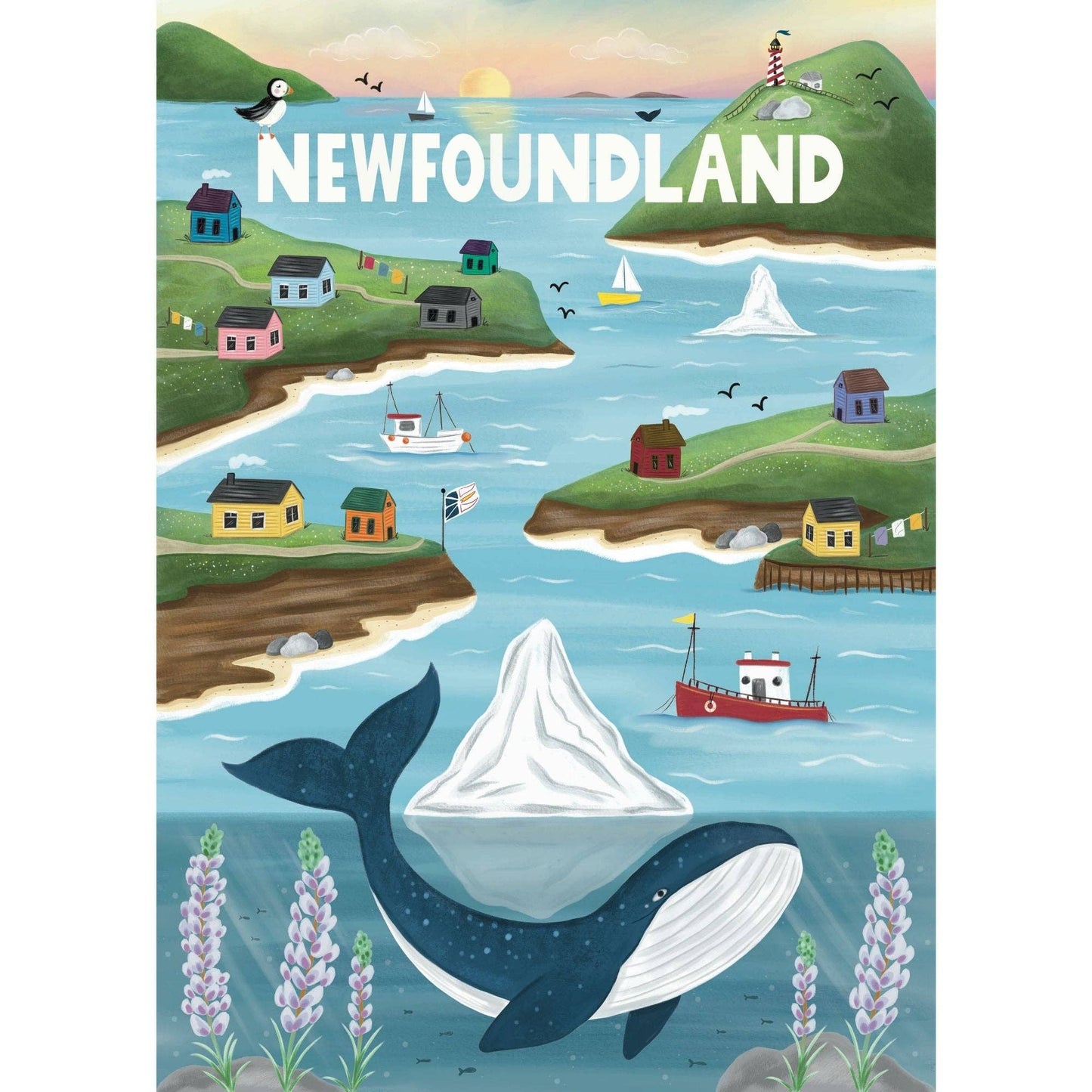 Newfoundland sites | 500-piece puzzle | designed in Canada