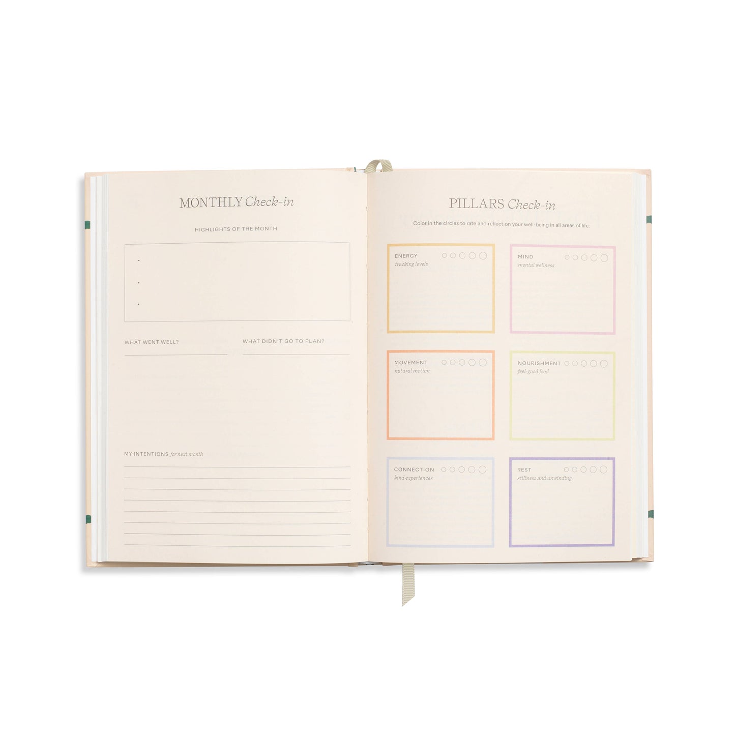 Fairy flies guided A5 wellness journal