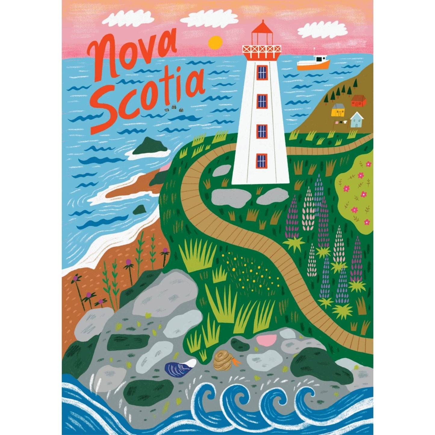Nova Scotia shores | 500-piece puzzle | designed in Canada