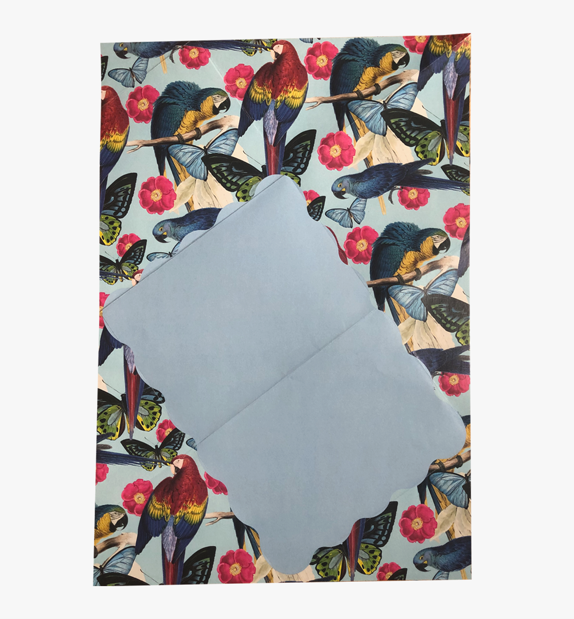 Birds of a feather origami snail mail set