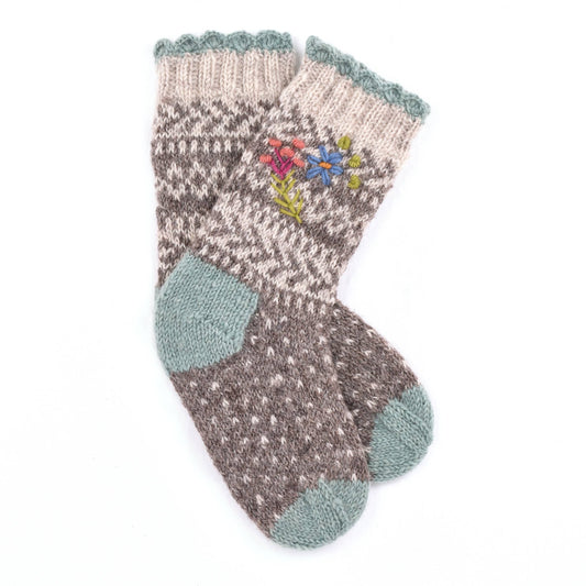 Aprés ski women's reading socks - Sadie