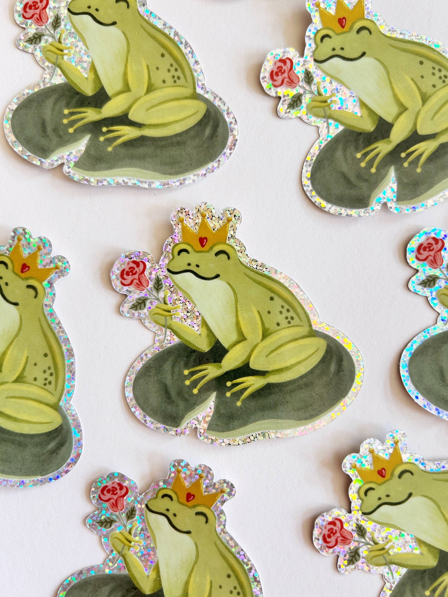 Frog prince sticker