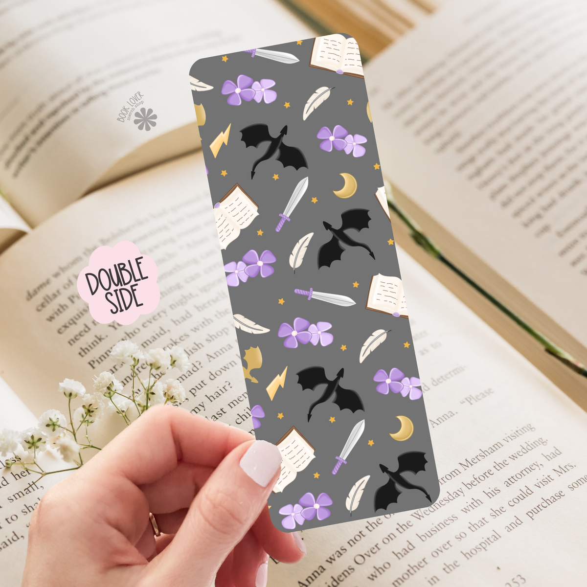 Fantasy reader bookmark