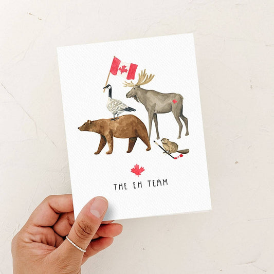 The eh team greeting card