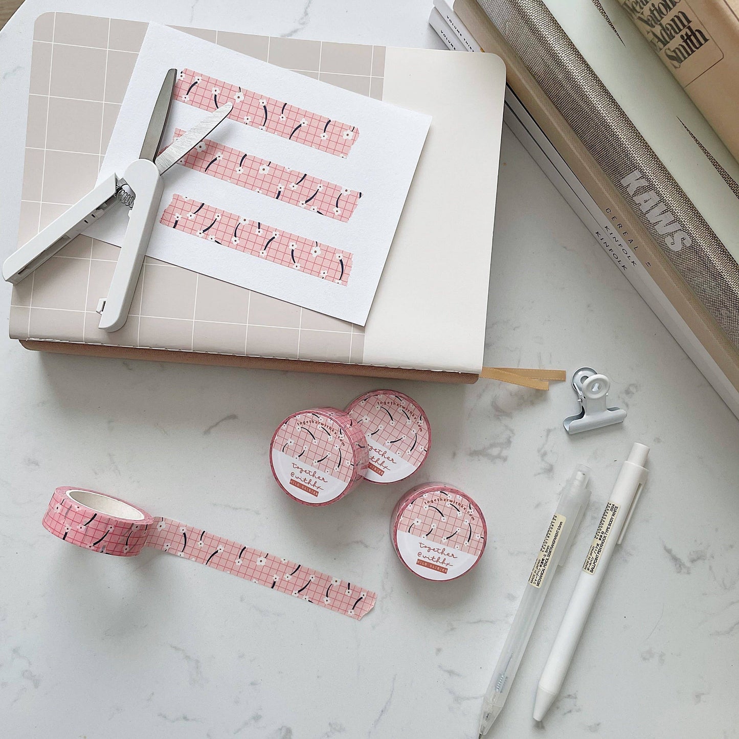 Flower power 15mm washi tape