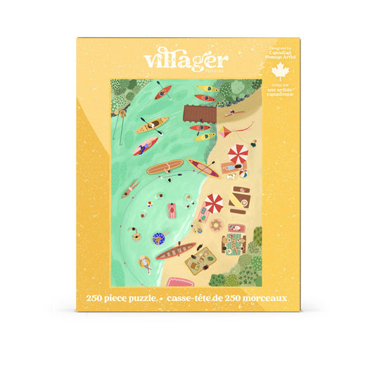 Lake day | 250 piece puzzle | designed in Canada