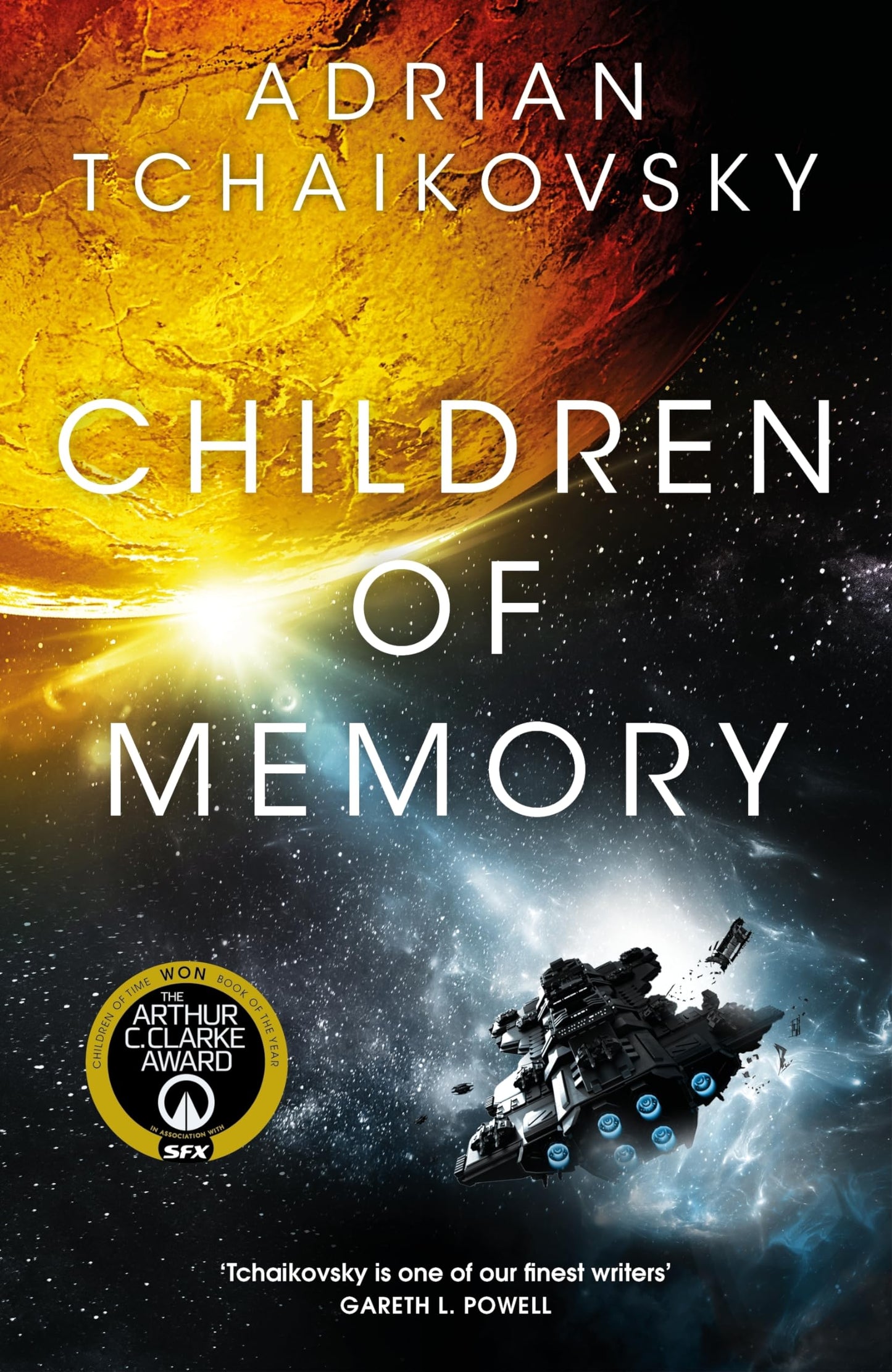Cover of the book 'Children of Memory by Adrian Tchailkovsky'.