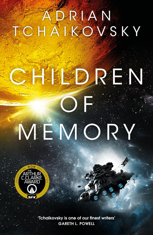 Cover of the book 'Children of Memory by Adrian Tchailkovsky'.