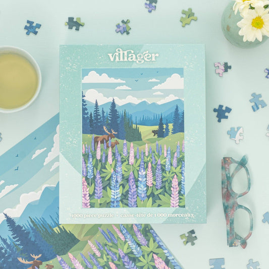 Lupines Meadow | 1000-piece puzzle | designed in Canada (coming soon)
