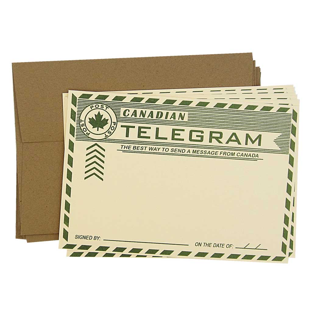 Canadian telegrams (coming soon)