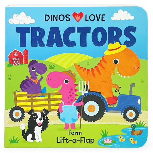 Dinos Love Tractors by Christine Sheldon, Pterry Redwing & Cottage Door Press