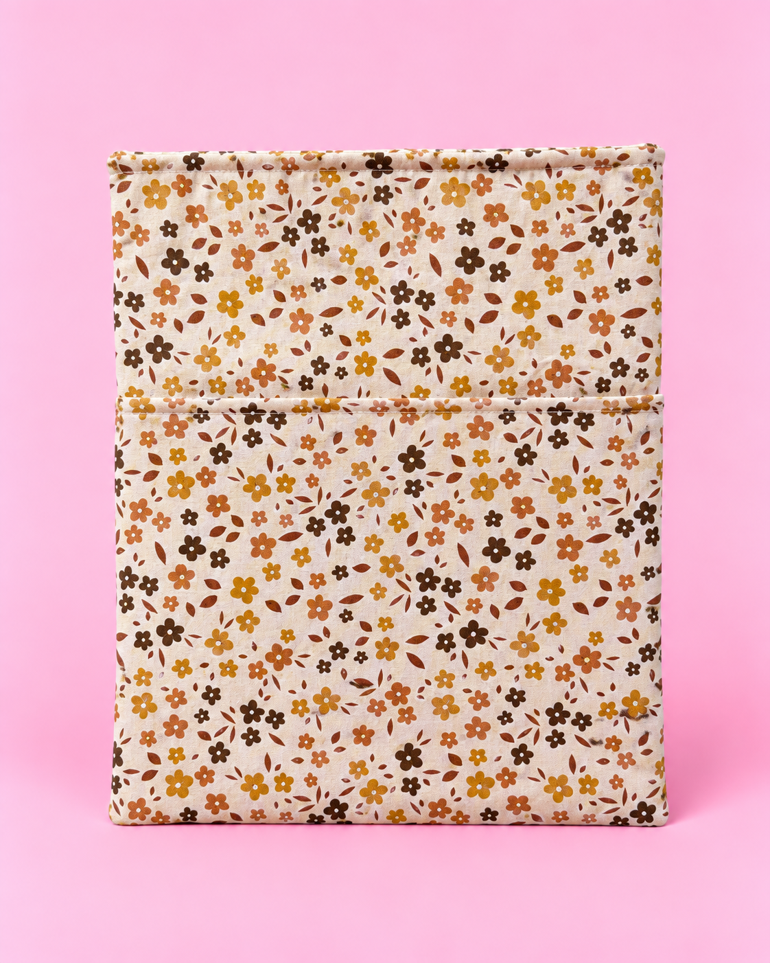 Vintage floral book sleeve