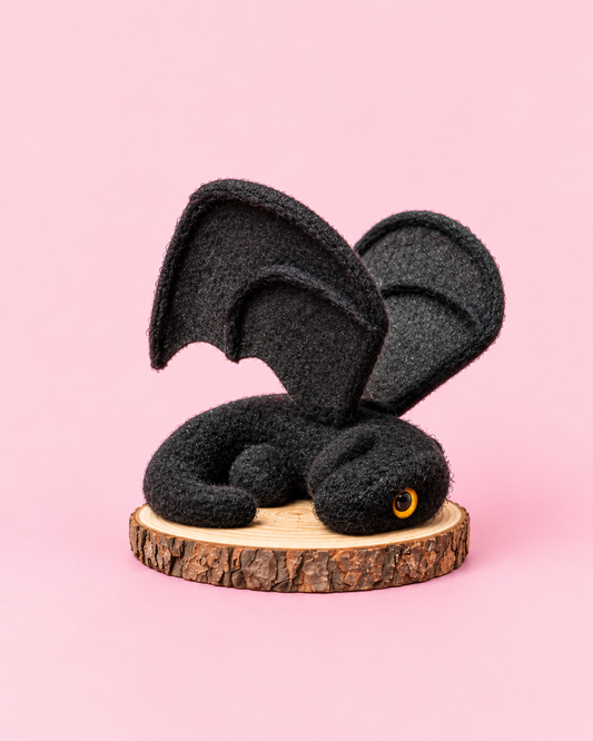Threshing Day Dragons - Nottawa Cottage Bookstore x KiTri Felt Shop
