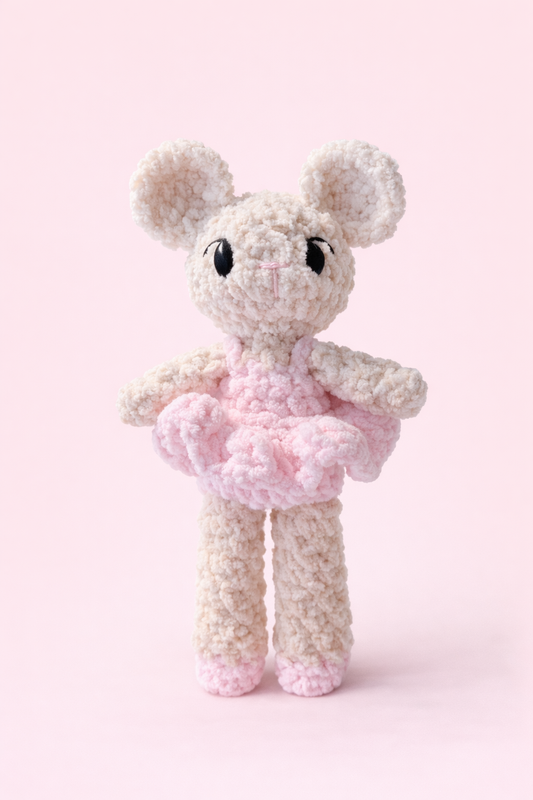 Ballerina mouse plushie