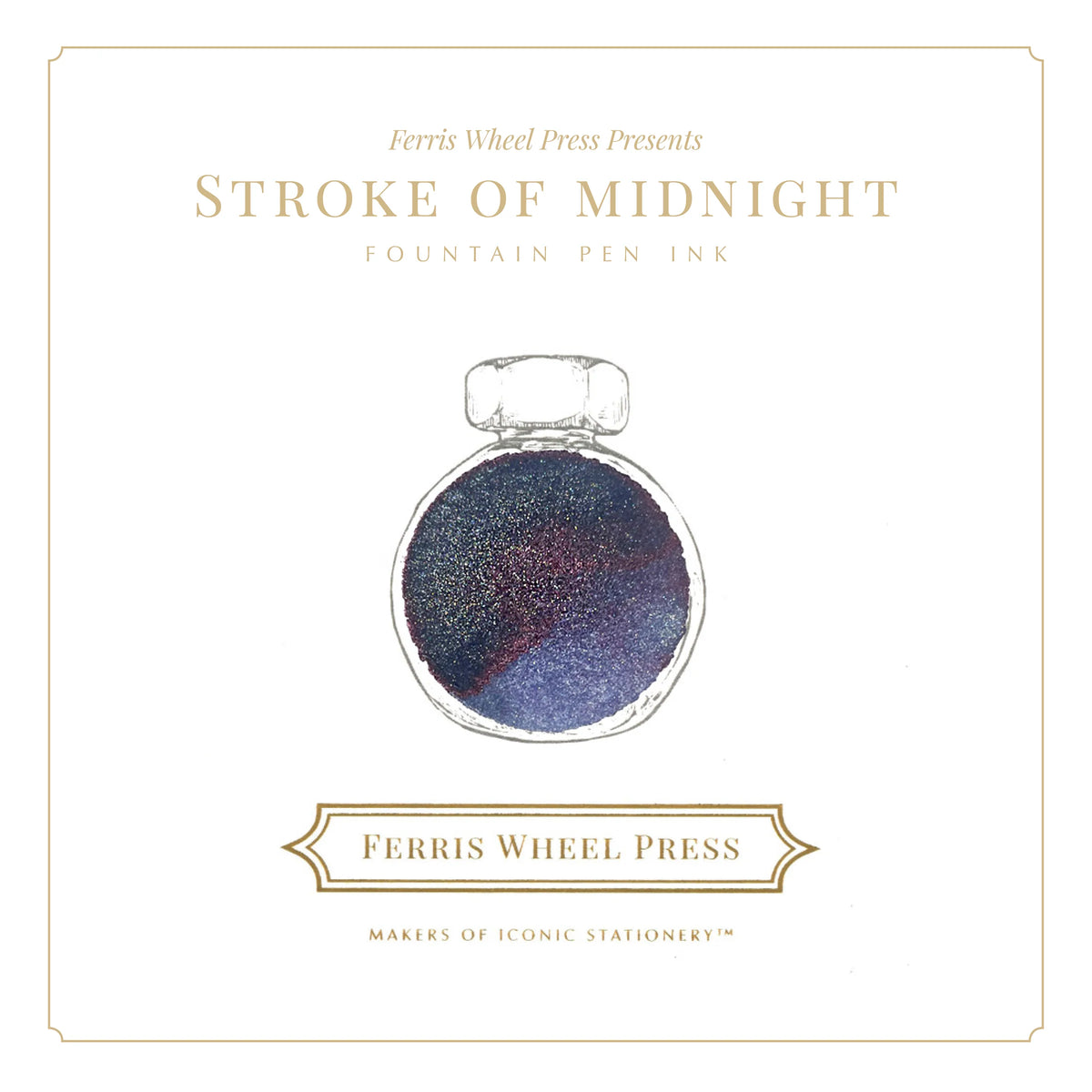 38ml Stroke of Midnight ink - Ferris Wheel Press