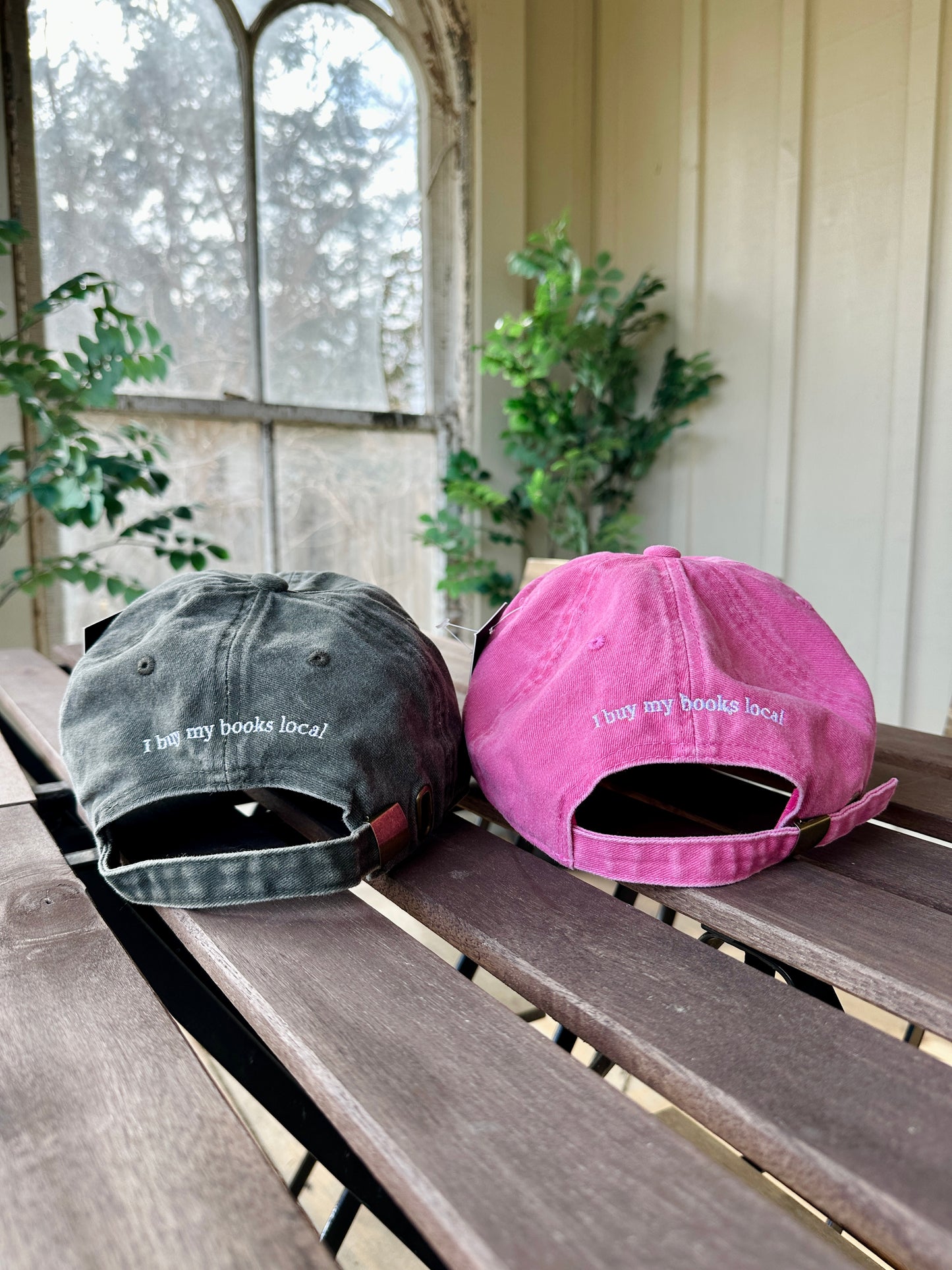 Signature baseball cap - I buy my books local