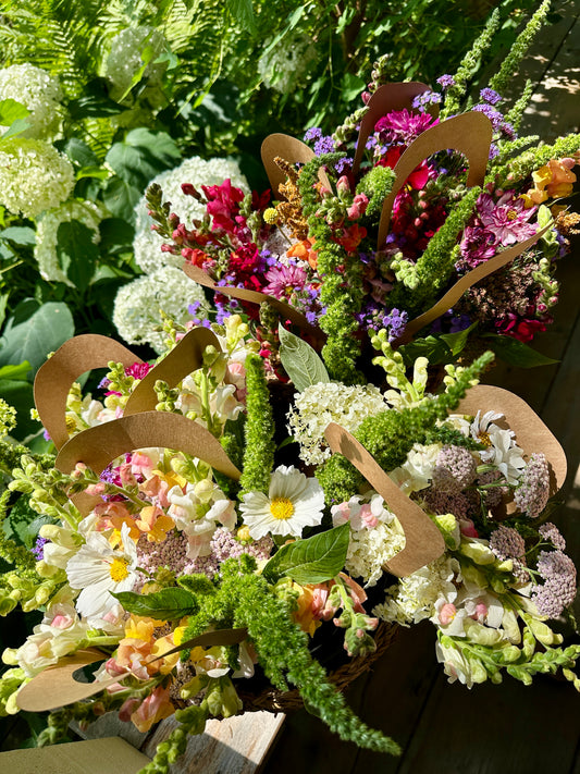 Farm fresh bouquet - Nottawa Cottage Bookstore x Bloom & Spade