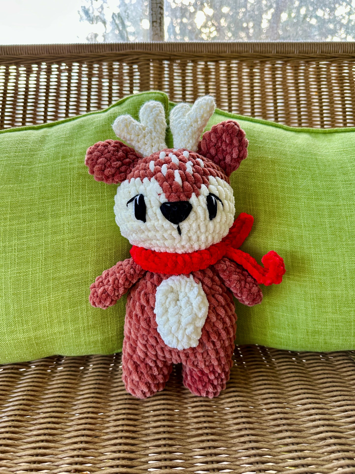 Cozy reindeer plushie