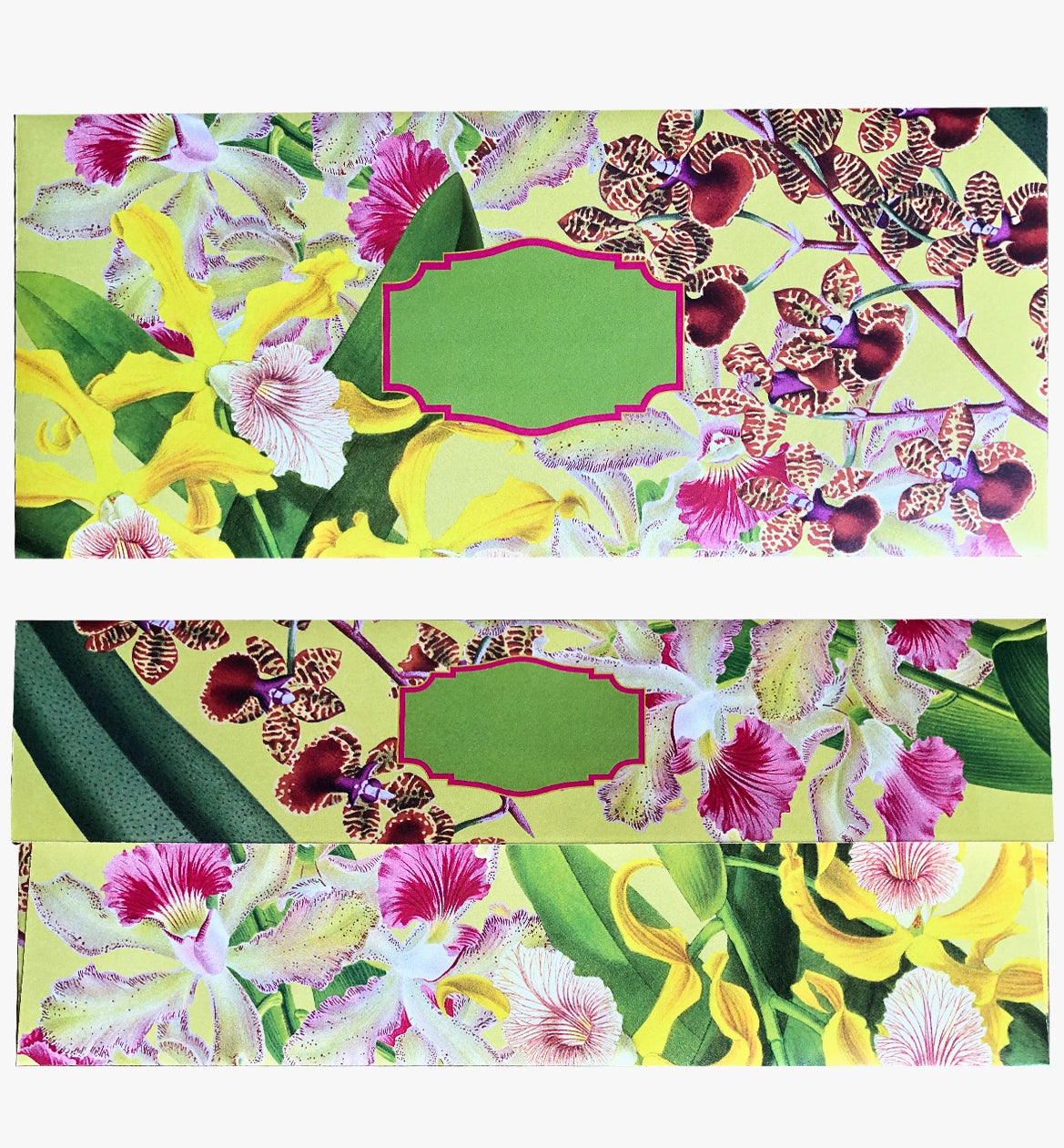 Colourful assorted patterned envelopes - orchid theme pack