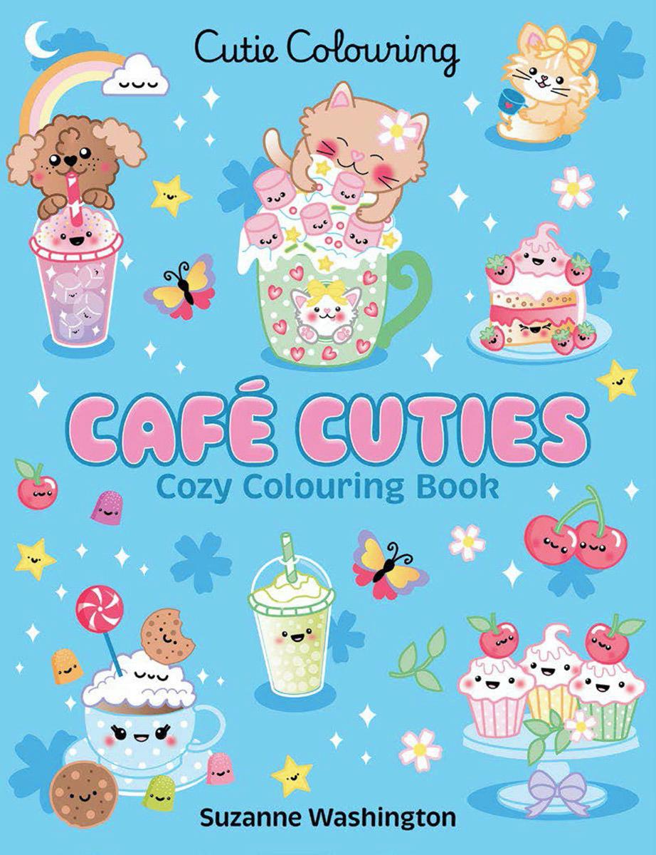 Café Cuties Colouring Book by Suzanne Washington & Scholastic