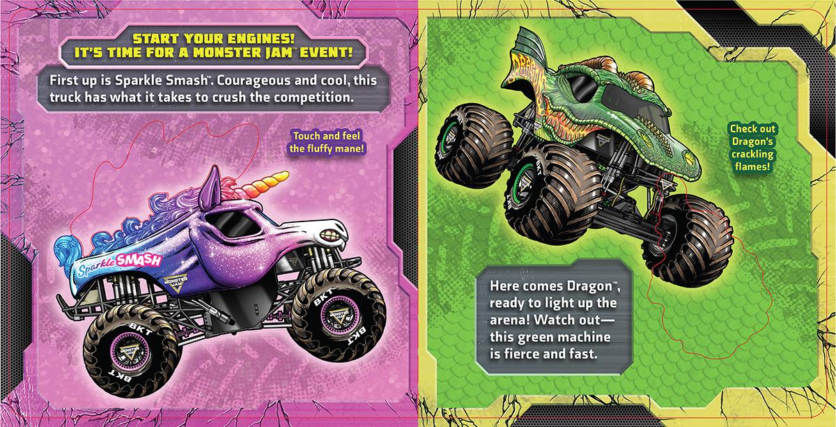 Monster Jam Rev Up! A Touch-and-Feel Book by Lori Wieczorek & Neil Vandenberg