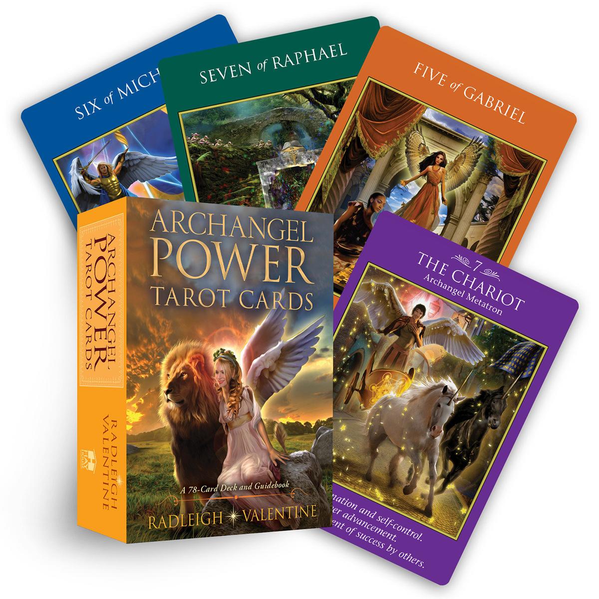 Archangel Power Tarot Cards: A 78-Card Deck and Guidebook by Radleigh Valentine