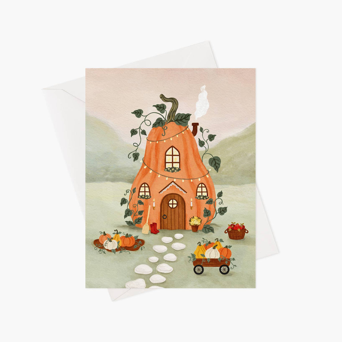 Pumpkin house greeting card (coming soon)
