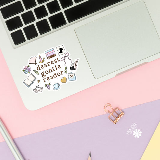 Dearest gentle reader sticker
