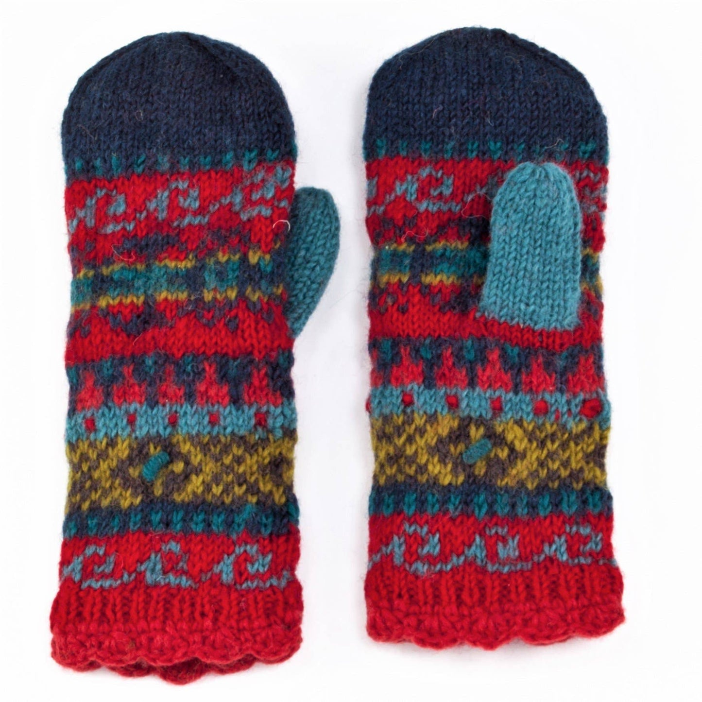 Innsbruck wool reading mittens