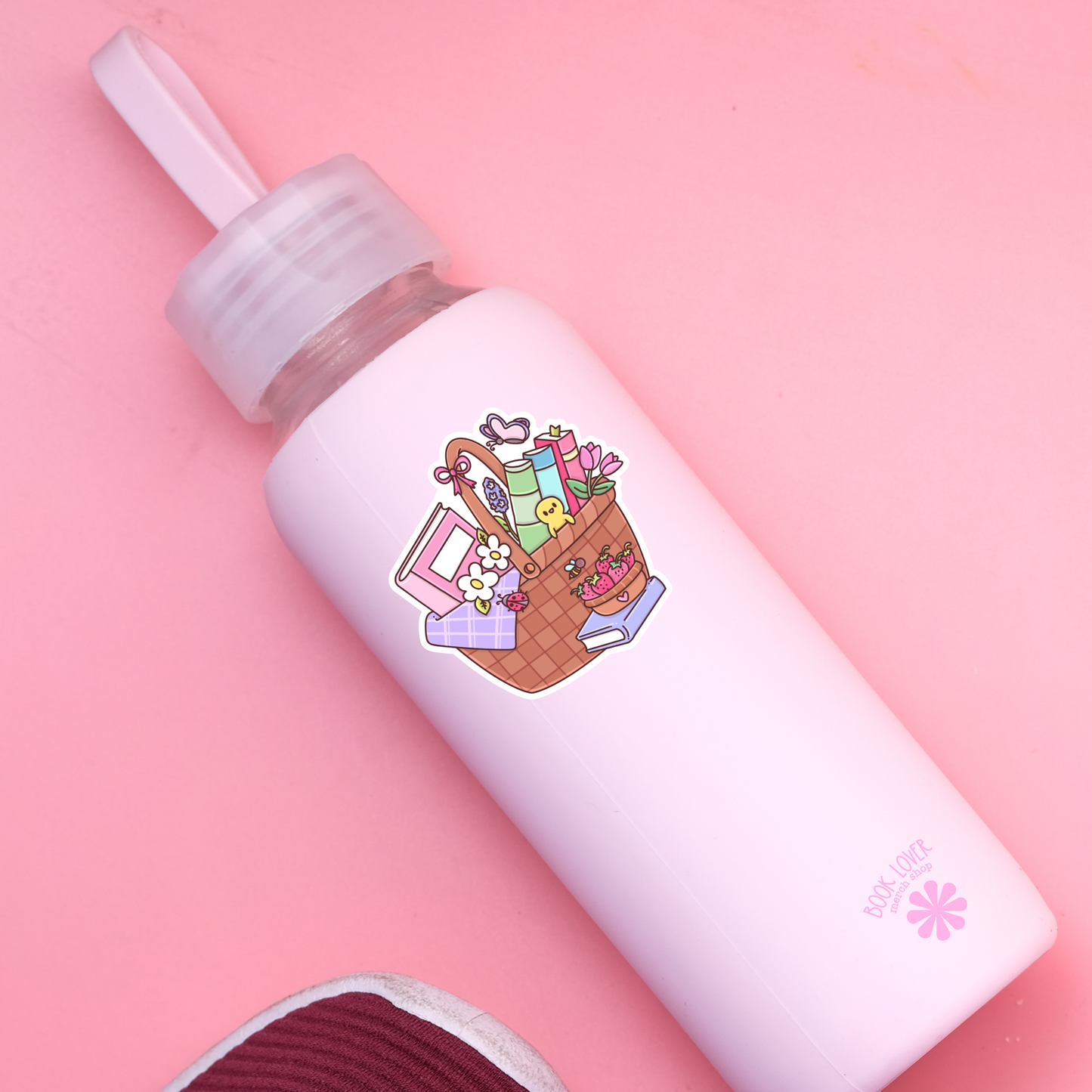 Spring basket sticker