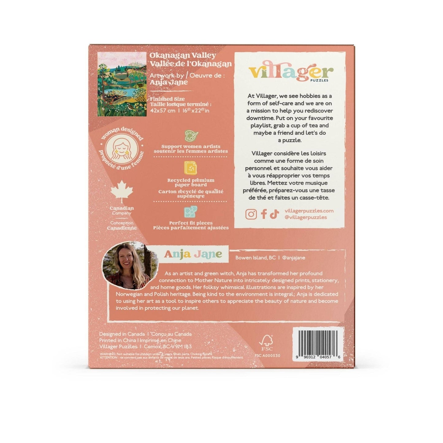 Okanagan Valley 500-piece puzzle | designed in Canada