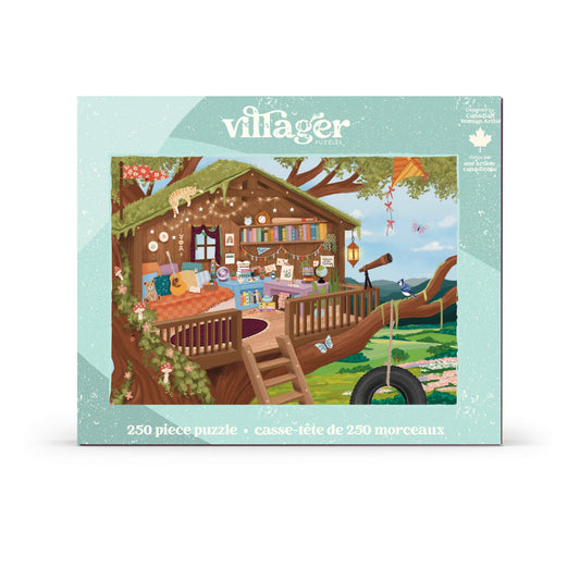 Treetop hideout | 250 piece puzzle | designed in Canada