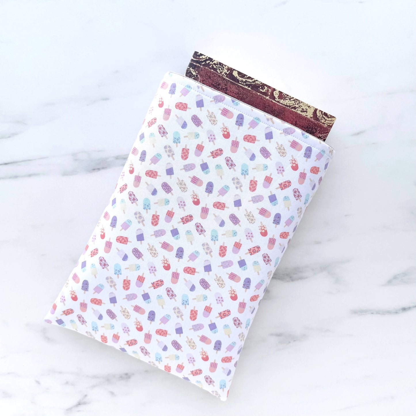 Popsicles padded book sleeve