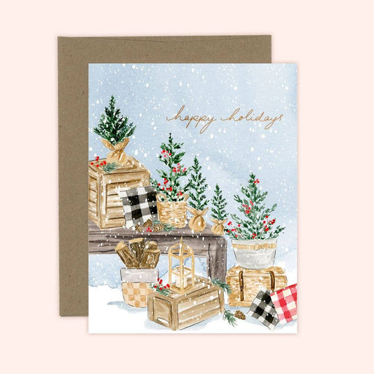 Farmhouse holiday greeting card (coming soon)